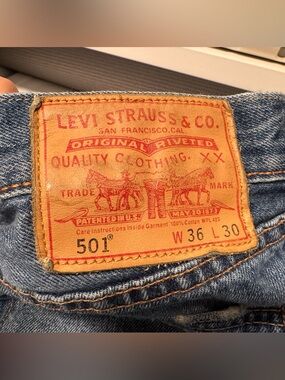Levi's 501 Men’s Straight Jeans in Blue